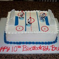 Hockey.jpg Hockey Birthday Cake