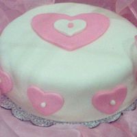 Practice, Heart Cake With Mmf. This is my first attempt at making a cake with MMF or fondant at all. I'm very pleased with the results. The cake itself is chocolate...