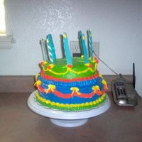 Whimsical Birthday Cake 