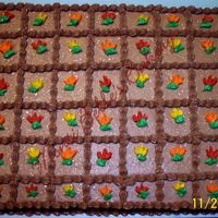 Thanksgiving_Quilt_Adjusted.jpg Yellow Butter cake with chocolate butter cream icing. My first attempt at "blocking" the top and as you can see, it's a...