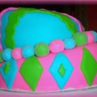 Nicole_Ds.jpg I did this for a girls 14th birthday. This was my first attempt at a tilted cake. Chocolate cake with Whipped Cream icing and covered in...