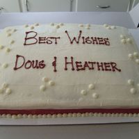 H And D Bridal Shower I tried the Viva paper towel for the first time with this cake and loved it! But when I picked it up,the cake board bowed and cracked the...