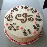 Jackson's 1St Anniversary This cake was a last minute request and I being so new at decorating was a littlehesitant, but I'm pretty happy with how it turned out...