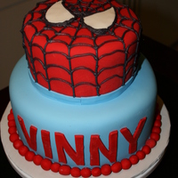 Spiderman For Vinny This cake was for a friend whose son was turning 2. Thanks to fellow CC'ers for the design inspiration! All fondant decorations with...