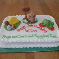 Puppy Dog Tails This was for a friends son's first birthday.