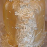 Wedding Dress Cake. (Detailed View) 