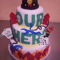 Our Hero This was made for celebrating a promotion!