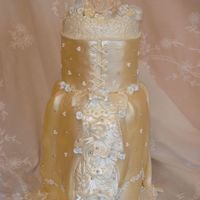Wedding Dress Cake 