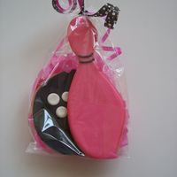 Bowling Ball And Pin made for a little girls bowling party!!