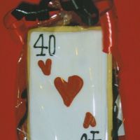 Playing Card THESE WERE MADE TO ACCOMPANY A CASINO THEMED CAKE.