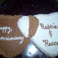 Best Of Both This is a cake to make both of them happy. One likes b-cream and one likes chocolate. I put the heart in the middle to show them that two...