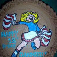 18 Th Birthday Cake milkway cake with bc transfer