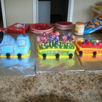 Karsons_First_Birthday_Cake.jpg This is my son's First Birthday cake. The hardest one I have done yet.