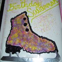 Ice Skate Cake 