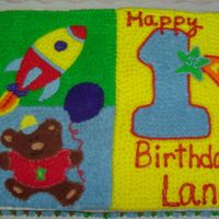 Hugs & Stitches 1St Birthday Cake I did this cake for my son's first birthday. Thanks for looking.