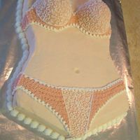 Lingerie Bridal Shower Cake 