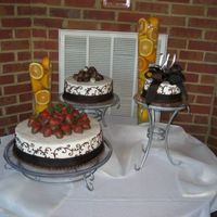 Dejha's Wedding Cake I made this wedding cake for my son Jim and his bride Dejha. The butter yellow cake is iced with buttercream/cream cheese icing and...