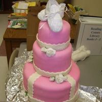Girl Baby The counselor at my work is having a bay girl. Any advice on the layers showing through that MM fondant?