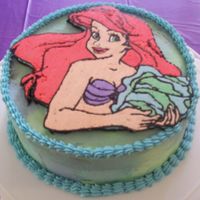 Mermaid Cake This is my first attempt at FBCT. I made this for my daughter's 7th birthday.