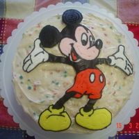 Mickey Mouse Fbct Birthday Cake I made this for my son's 3rd birthday. I got lazy and used canned icing on the cake itself, but hey, he's only 3 and loves it all...