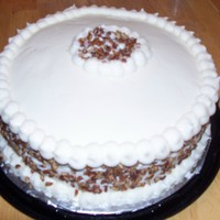 Irish Cream Cake Irish cream cake. Recipe I found online.