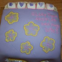 Sleepover this was for my neice's 8th birthday. she asked me for a slumber party themed cake, i wanted to do the girls too but not that...