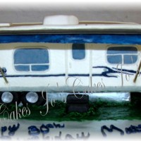 Camper Cake Buttercream with MMF accents