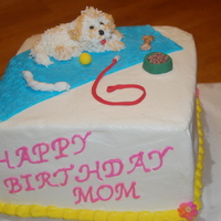 Puppy Love For a women who just adores her little dog, gave me a picture and had to replicate. turned out so good that she actually kept the dog put...