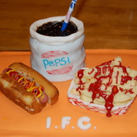 Fast Food Made this for my son to take to his job at knoebles grove (an amusement park in our area). He work at the food court and wanted to take...