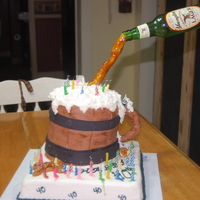 Big Beer For His Big 40 Saw something like this on cc and had to try it. sorry not sure who did it but thanks for the inspiration.