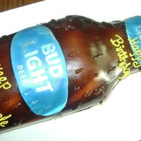 Bud Light Just a basic Bud Light cake. Last minute so more details couldn't be done they loved it nonetheless. Thanks for looking