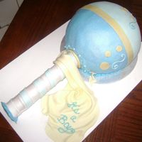 Shake, Rattle & Roll Rattle cake for my cousin's friend. My first and hoping to get an actual rattle next time. LOL.