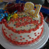 21St Birthday I made this for my good friend's 21st birthday, I didn't have much time so i decided on something simple.