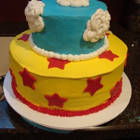 Astro Boy Cake This was for an Astro Boy Party, but I sent the cake with the customer unfinished, she had yellow shooting stars, and an Astro Boy cake...