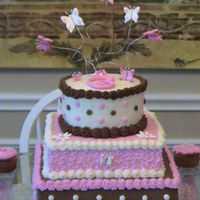 Neapolitan Butterflies This was for my niece's 3rd b-day - she couldn't decide on what flavor she wanted so being the good aunt that I am I made her...