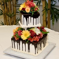 Fall Wedding I had to hurry this wedding cake at the last minute. I got a call at 1:40 PM stating that the wedding time had been moved up from 6PM to...