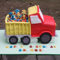Brenner's Dump Truck Cake I made this for my cousin's son's second birthday. Brenner is really into trucks especially dump trucks, and this Wilton version...