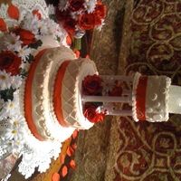 Wedding Cake I think this is my best cake yet! For my sister's wedding.