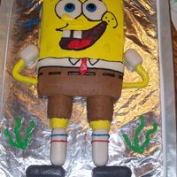 Spongebob Thanks to the inspiration from brekka's and sampy's cakes...I made this for my nephew. This was my first time working with...