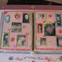 Scrapbook Cake 