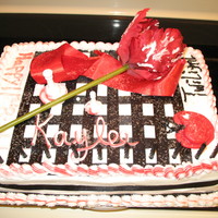 Kaylee Twilight Godchild's 11th birthday cake--Twilight fan.