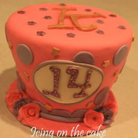 Pink And Purple 14Th Birthday This is a cake I made for my nieces 14th birthday. Her favorite colors are pink and purple. It's chai tea cake with coconut lime...