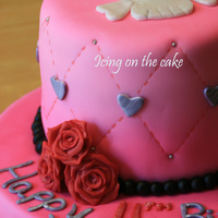 Girlie Skull Cake This friend asked me to make a girlie skull cake for her daughters 11th birthday. I will say this is not my thing and I kinda think skulls...