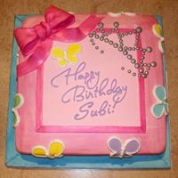 Princess Birthday The design is based on a Disney Princess balloon... the budget didn't allow for the princesses to be added, so the tiara did the trick...