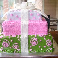 Stacked Presents I made this for a Baby Shower. I used the colors of the baby's room for each level.