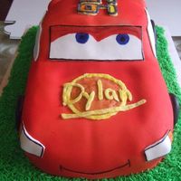 Cars I made this for a 5 yr old boy..mmf buttercream, marble cake