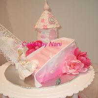 Cinderella Castle mmf , I hand made Cinderella, the shoe and mouse,,,everything except the flowers edible.....for a quinceanera