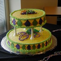 2006 Mardi Gras Office Party I just did this cake for an event at my office for the Executive Admins. Hopefully, this will spark interest in having me do some more of...