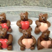 Bears These are some bears I made from co-workers using candy clay. It was fun to make these and give them away.