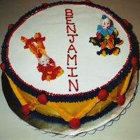 Drum Clown Cake This was one of my first cakes also. I know this has been done many times.But I'm going through photos and thought I should upload...